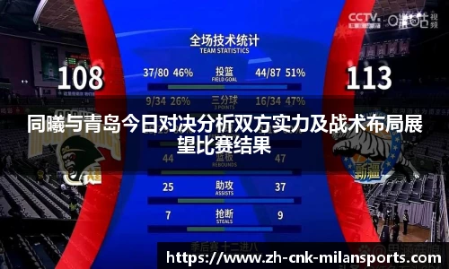 同曦与青岛今日对决分析双方实力及战术布局展望比赛结果