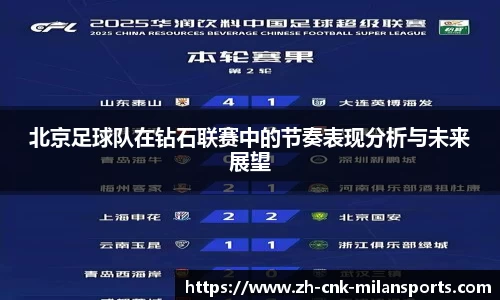 北京足球队在钻石联赛中的节奏表现分析与未来展望